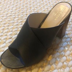 Cole Haan 3 1/2” heel. open toe 6.5. PERFECT!